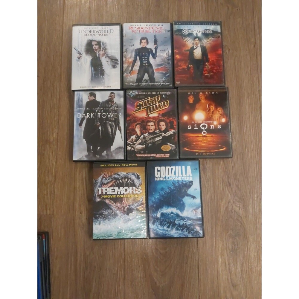 Sci Fi Dvd Lot Of 8 ( Technical 14 Movies )